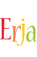 Erja birthday logo