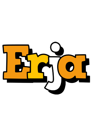 Erja cartoon logo