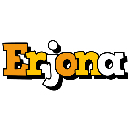 Erjona cartoon logo