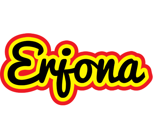 Erjona flaming logo
