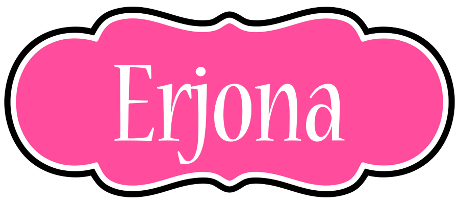 Erjona invitation logo