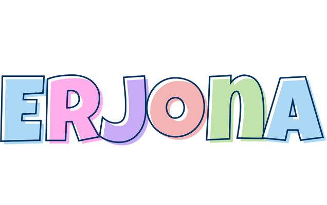Erjona pastel logo