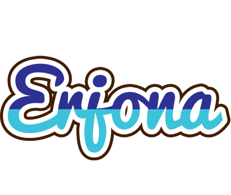 Erjona raining logo