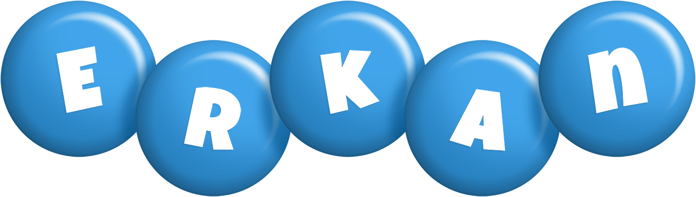 Erkan candy-blue logo