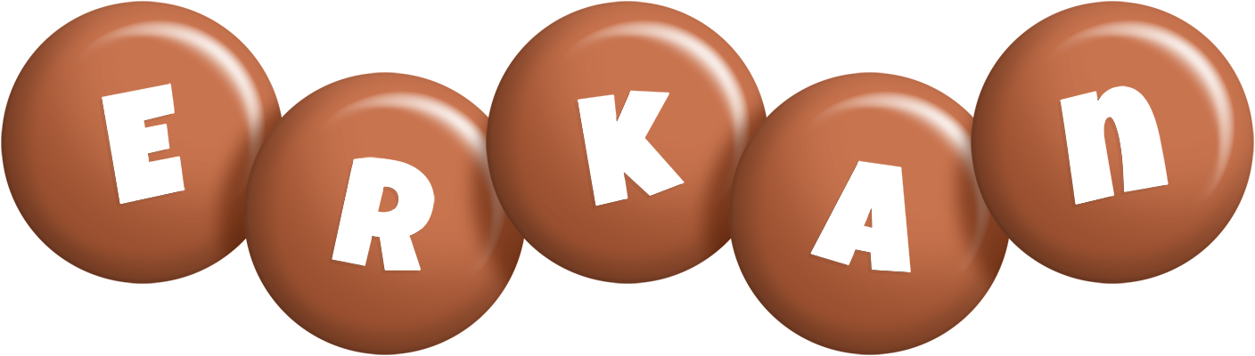 Erkan candy-brown logo