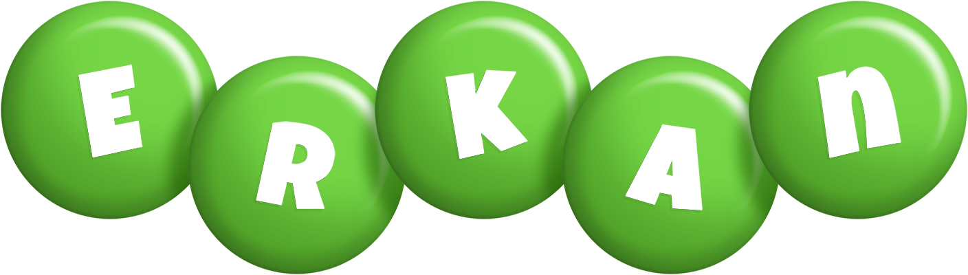 Erkan candy-green logo