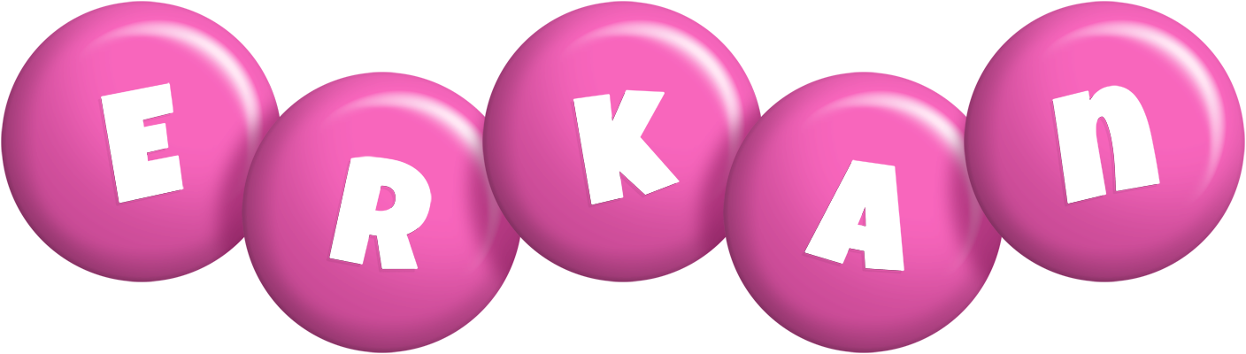 Erkan candy-pink logo