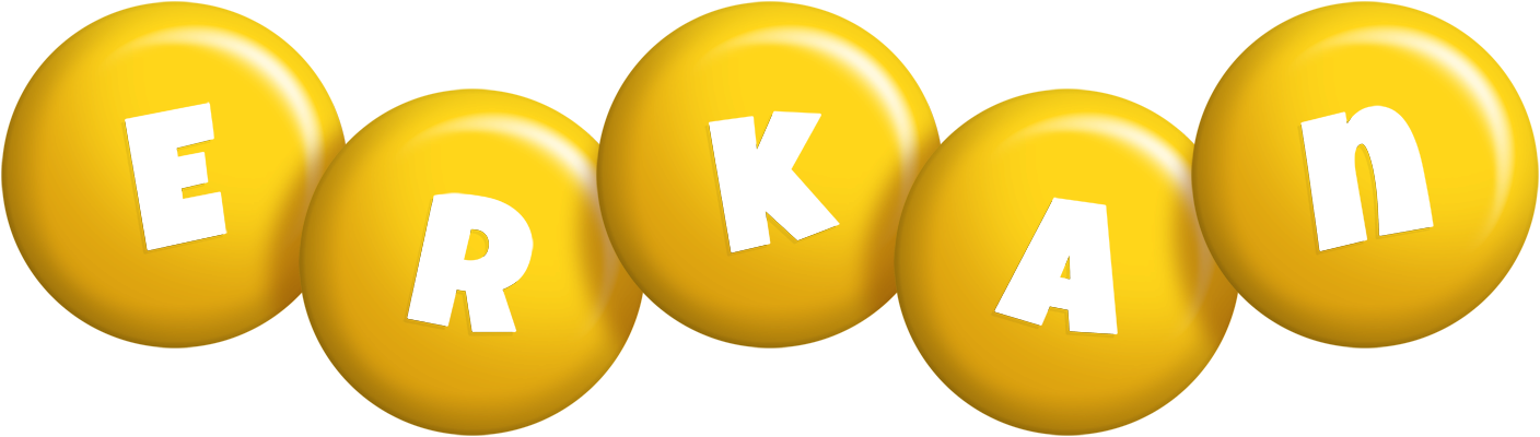 Erkan candy-yellow logo