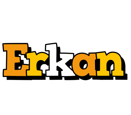 Erkan cartoon logo