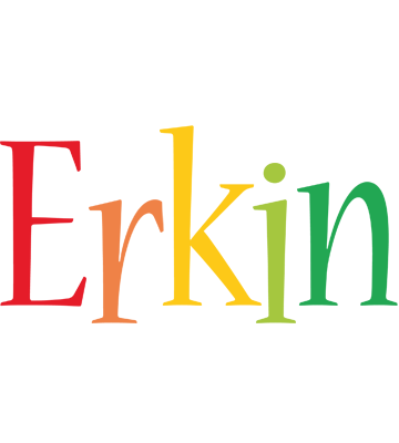 Erkin birthday logo