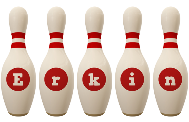 Erkin bowling-pin logo