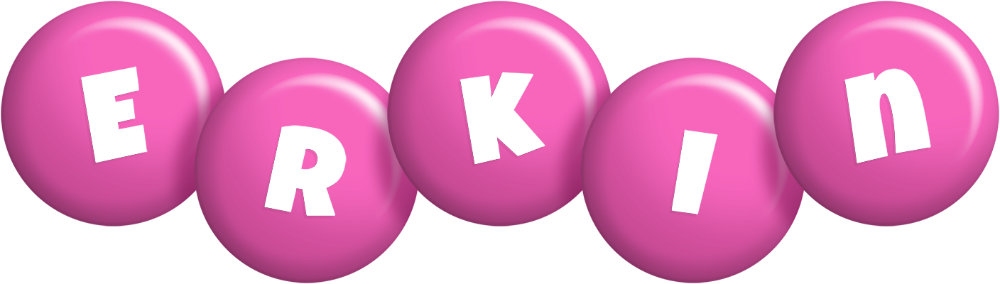 Erkin candy-pink logo