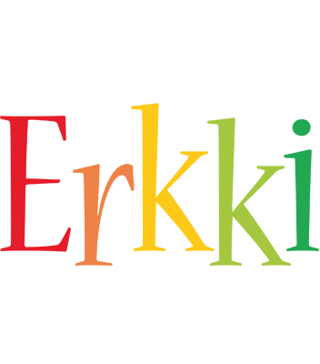 Erkki birthday logo