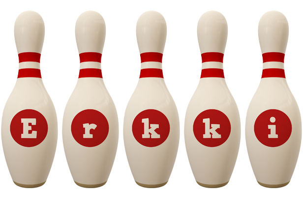 Erkki bowling-pin logo