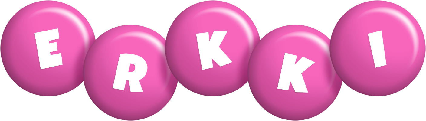 Erkki candy-pink logo