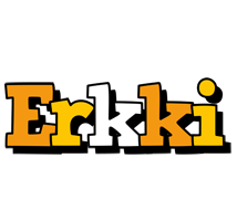 Erkki cartoon logo