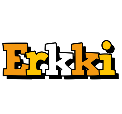 Erkki cartoon logo