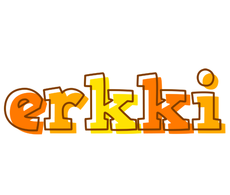 Erkki desert logo