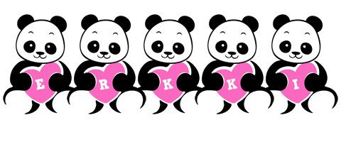 Erkki love-panda logo