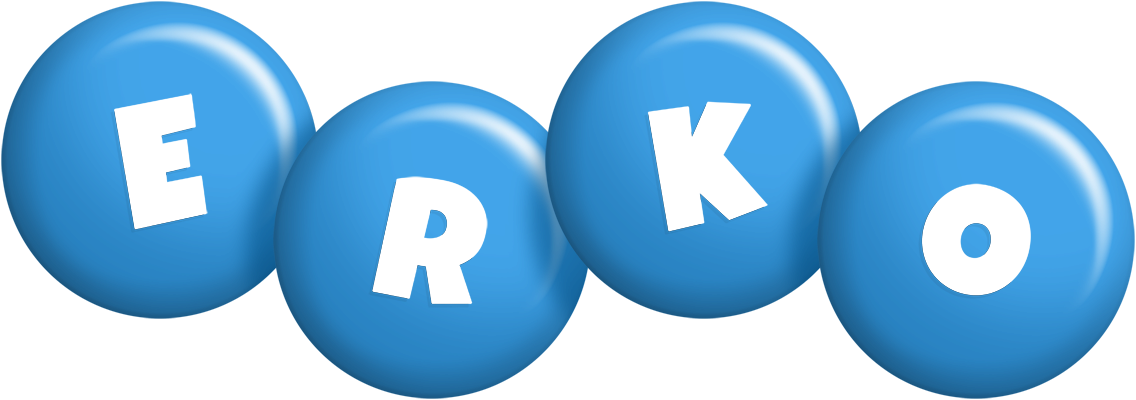 Erko candy-blue logo