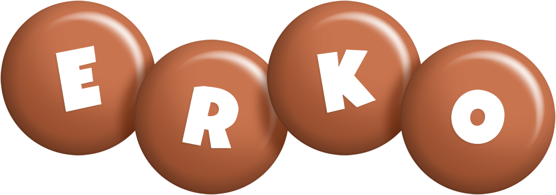 Erko candy-brown logo