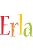 Erla birthday logo