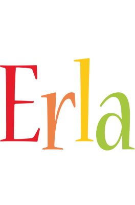 Erla birthday logo