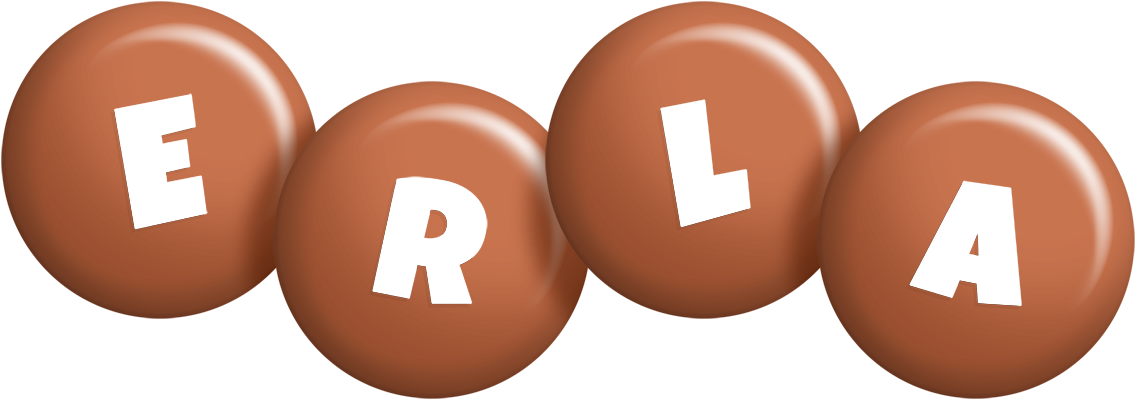Erla candy-brown logo