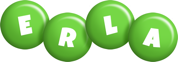 Erla candy-green logo