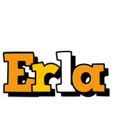 Erla cartoon logo