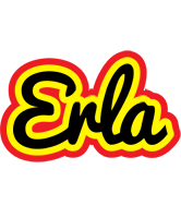 Erla flaming logo