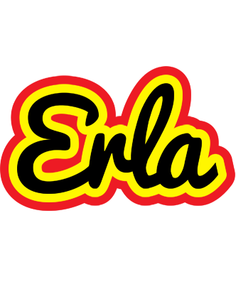 Erla flaming logo