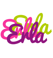 Erla flowers logo