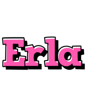 Erla girlish logo