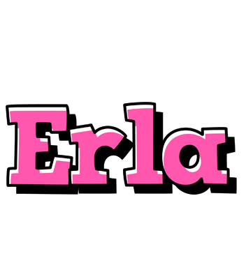 Erla girlish logo