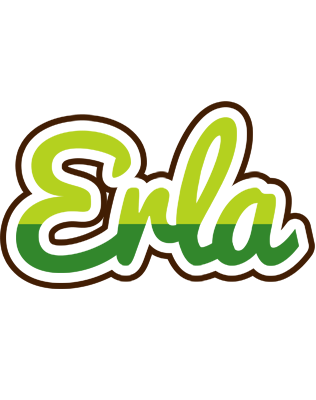 Erla golfing logo