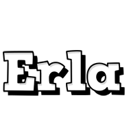Erla snowing logo