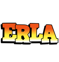 Erla sunset logo