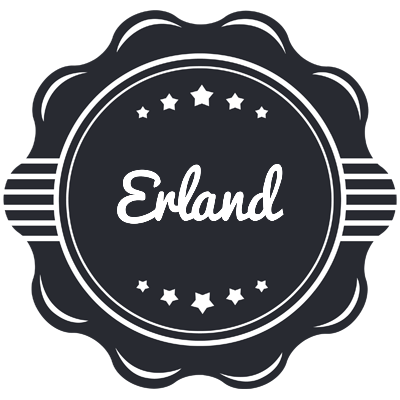 Erland badge logo