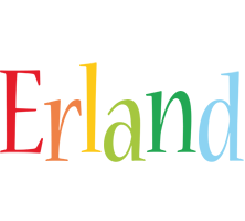 Erland birthday logo