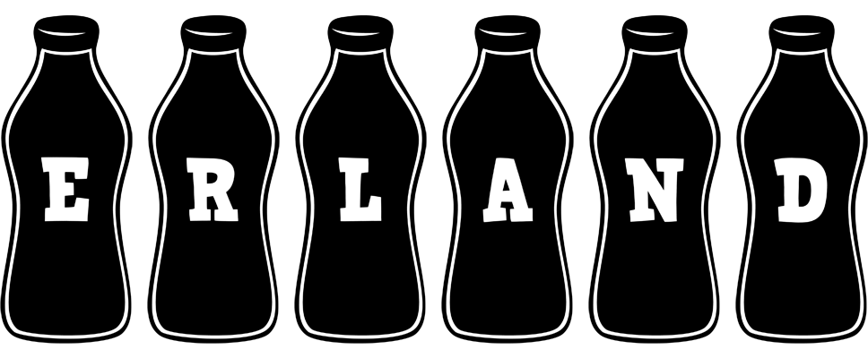 Erland bottle logo