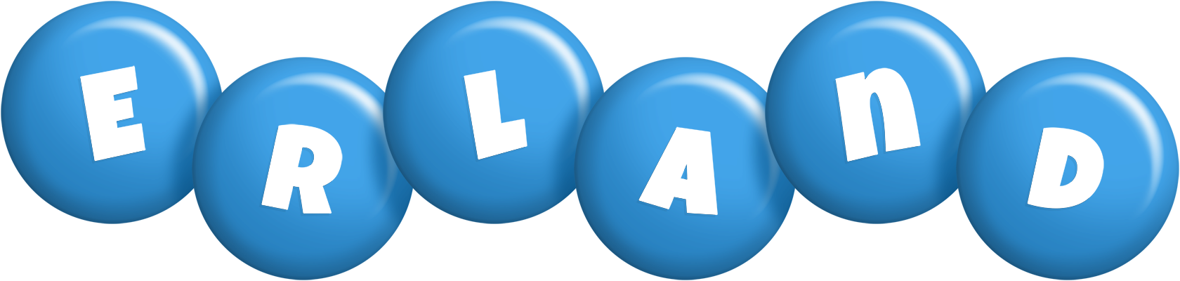 Erland candy-blue logo