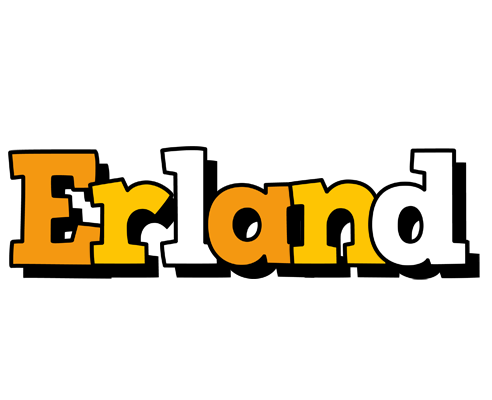 Erland cartoon logo