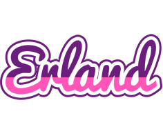 Erland cheerful logo