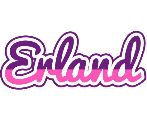 Erland cheerful logo
