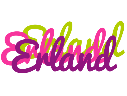 Erland flowers logo