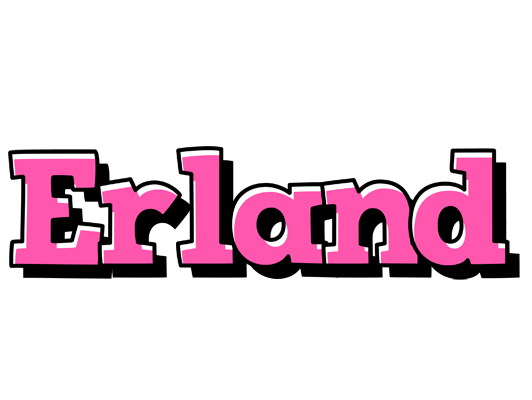 Erland girlish logo