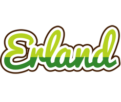 Erland golfing logo