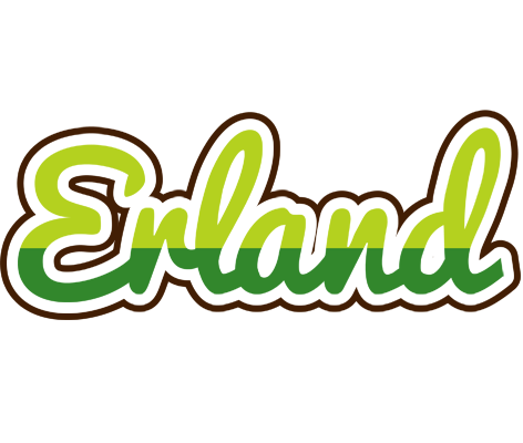 Erland golfing logo