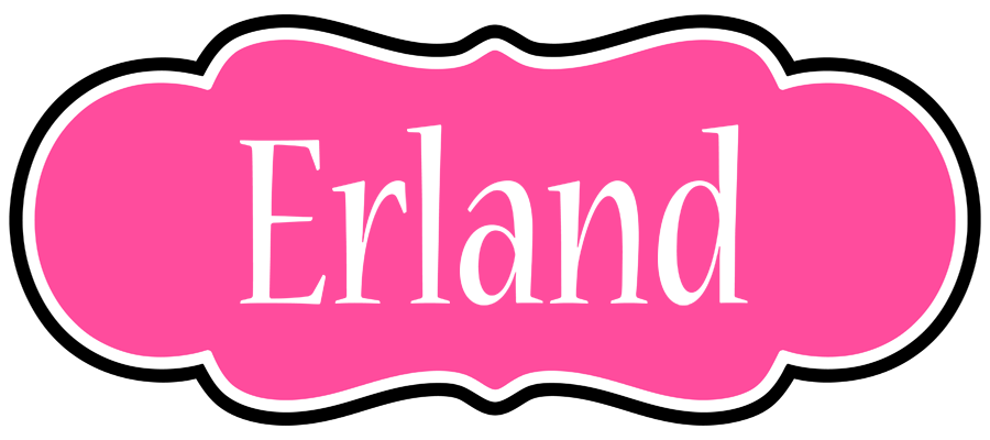 Erland invitation logo